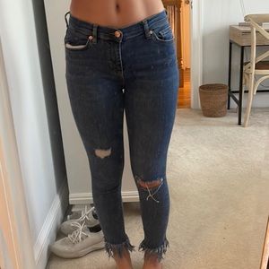 free people low rise skinny jeans